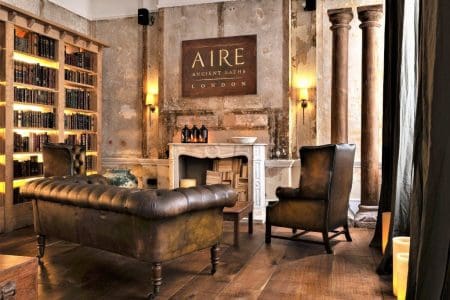 Luxuriating in AIRE Ancient Baths London